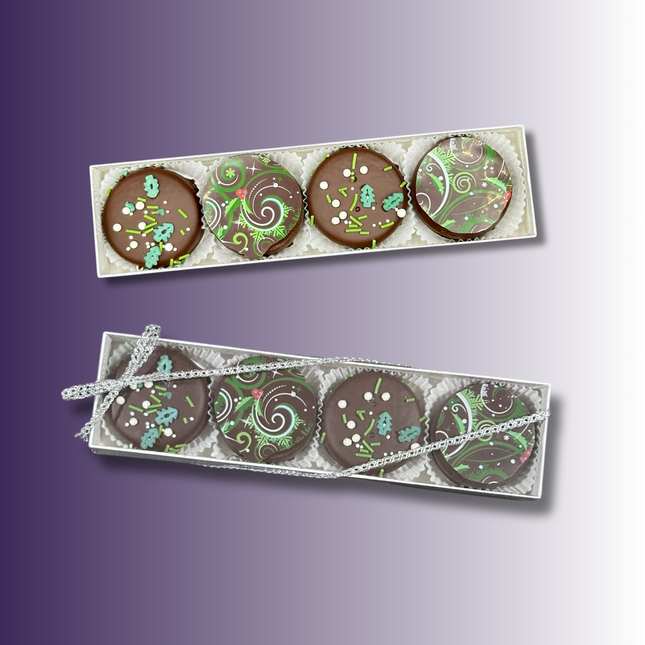 Dark Chocolate Mint Oreos